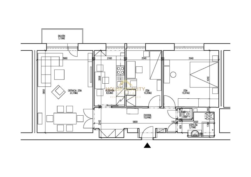 Rent Two bedroom apartment, Two bedroom apartment, Medená, Bratislava 