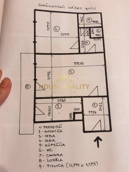 Rent One bedroom apartment, One bedroom apartment, Rovníková, Bratisla