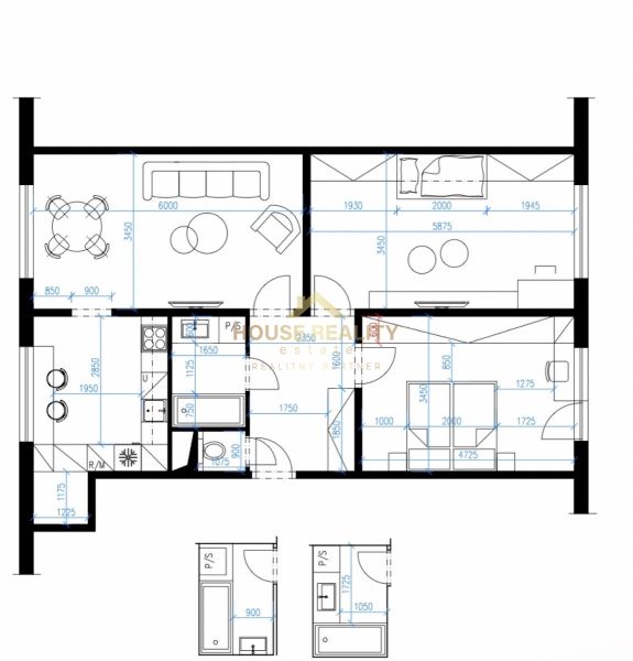 Rent Two bedroom apartment, Two bedroom apartment, Jégého, Bratislava 