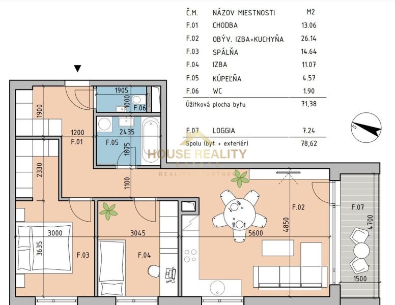 Rent Two bedroom apartment, Two bedroom apartment, Michala Bučiča, Bra