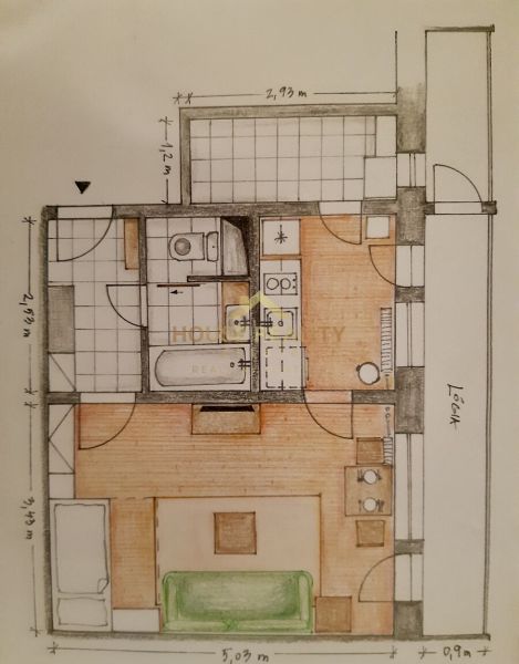 Rent Studio, Studio, Donnerova, Bratislava - Karlova Ves, Slovakia
