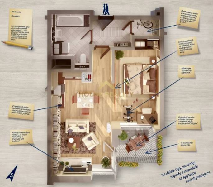Rent One bedroom apartment, One bedroom apartment, Jégého, Bratislava 